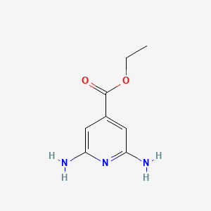 molecular formula C8H11N3O2 B3318066 Ethyl 2,6-diaminoisonicotinate CAS No. 98594-42-4