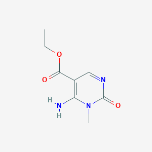 molecular formula C8H11N3O3 B3318074 Ethyl 4-imino-3-methyl-2-oxo-1,2,3,4-tetrahydropyrimidine-5-carboxylate CAS No. 98594-73-1