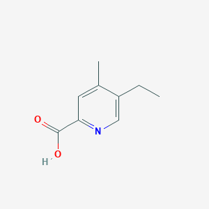 molecular formula C9H11NO2 B3318149 5-Ethyl-4-methylpicolinic acid CAS No. 98996-06-6