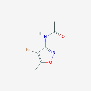 molecular formula C6H7BrN2O2 B3318287 N-(4-bromo-5-methylisoxazol-3-yl)acetamide CAS No. 99356-58-8