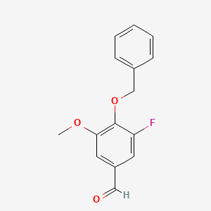 4-Benzyloxy-5-fluoro-3-methoxybenzaldehyde