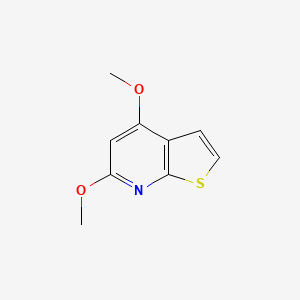 molecular formula C9H9NO2S B3318342 4,6-Dimethoxythieno[2,3-b]pyridine CAS No. 99429-87-5