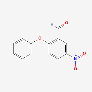 molecular formula C13H9NO4 B3318461 5-Nitro-2-phenoxybenzaldehyde CAS No. 99847-09-3