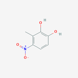 molecular formula C7H7NO4 B3318493 3-methyl-4-nitrobenzene-1,2-diol CAS No. 99936-93-3
