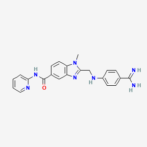 molecular formula C22H21N7O B3318629 Unii-L3MH0FF4YN CAS No. 1015167-33-5