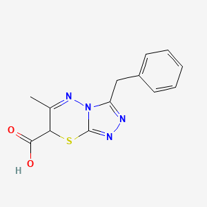 3-Benzyl-6-methyl-7H-[1,2,4]triazolo[3,4-b][1,3,4]thiadiazine-7-carboxylic acid