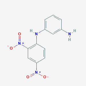 molecular formula C12H10N4O4 B3318725 N-(2,4-Dinitrophenyl)-m-phenylenediamine CAS No. 101927-38-2