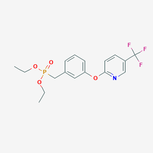 Diethyl (3-((5-(trifluoromethyl)pyridin-2-yl)oxy)benzyl)phosphonate