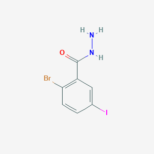 molecular formula C7H6BrIN2O B3318767 2-Bromo-5-iodobenzhydrazide CAS No. 1022610-29-2