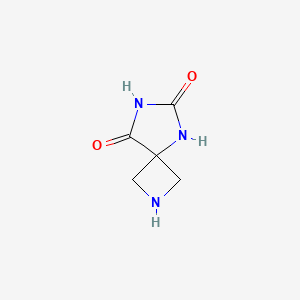 molecular formula C5H7N3O2 B3318810 2,5,7-Triazaspiro[3.4]octane-6,8-dione CAS No. 1026796-16-6