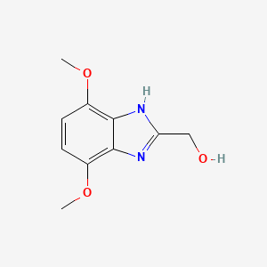 1H-Benzimidazole-2-methanol, 4,7-dimethoxy-