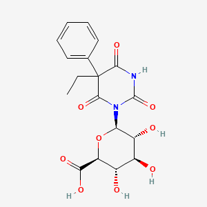 molecular formula C18H20N2O9 B3318863 Phenobarbital N-?-D-Glucuronide CAS No. 1031858-68-0