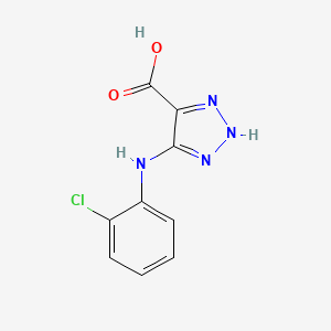 5-(2-Chlorophenylamino)-1H-1,2,3-triazole-4-carboxylic acid