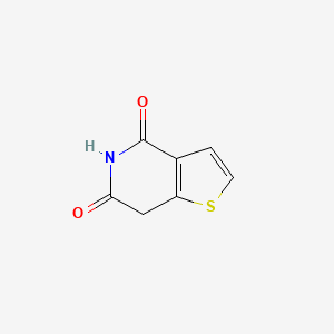 molecular formula C7H5NO2S B3319047 Thieno[3,2-c]pyridine-4,6(5H,7H)-dione CAS No. 105508-56-3