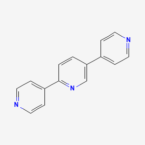 molecular formula C15H11N3 B3319068 2,5-dipyridin-4-ylpyridine CAS No. 106047-32-9