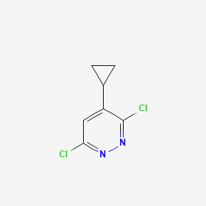 molecular formula C7H6Cl2N2 B3319147 3,6-Dichloro-4-cyclopropylpyridazine CAS No. 107228-55-7