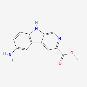 methyl 6-amino-9H-pyrido[3,4-b]indole-3-carboxylate