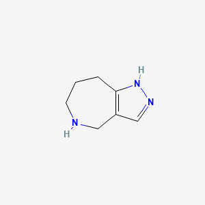 2H,4H,5H,6H,7H,8H-pyrazolo[4,3-c]azepine