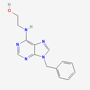 2-[(9-benzyl-9H-purin-6-yl)amino]ethanol