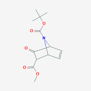 7-Tert-butyl 2-methyl 3-oxo-7-azabicyclo[2.2.1]hept-5-ene-2,7-dicarboxylate