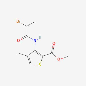 molecular formula C10H12BrNO3S B3319715 Articaine bromo compound CAS No. 1160919-46-9