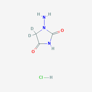 1-Aminohydantoin-d2 hydrochloride