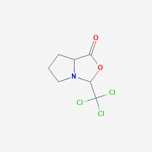 3-(Trichloromethyl)tetrahydro-1H-pyrrolo[1,2-c][1,3]oxazol-1-one