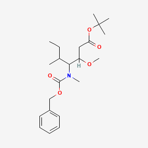 molecular formula C22H35NO5 B3320029 Monomethyl auristatin E intermediate-9 CAS No. 120205-58-5