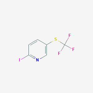 molecular formula C6H3F3INS B3320096 2-Iodo-5-(trifluoromethylthio)pyridine CAS No. 1204234-36-5