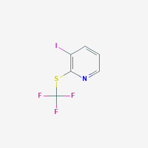 molecular formula C6H3F3INS B3320104 3-Iodo-2-(trifluoromethylthio)pyridine CAS No. 1204234-82-1