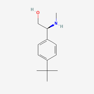 molecular formula C13H21NO B3320175 (S)-2-(4-(tert-Butyl)phenyl)-2-(methylamino)ethanol CAS No. 1213971-03-9