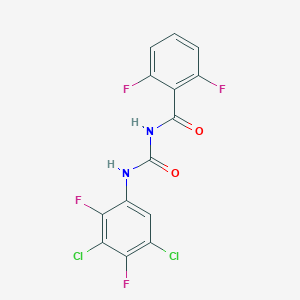 molecular formula C14H6Cl2F4N2O2 B033202 Teflubenzuron CAS No. 83121-18-0