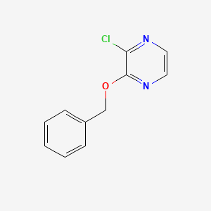 molecular formula C11H9ClN2O B3320225 2-(Benzyloxy)-3-chloropyrazine CAS No. 1219832-20-8