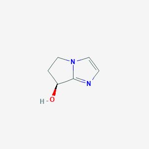 molecular formula C6H8N2O B3320230 (S)-6,7-Dihydro-5H-pyrrolo[1,2-a]imidazol-7-ol CAS No. 1221187-74-1