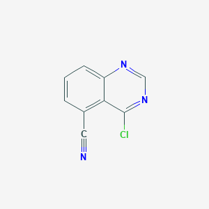molecular formula C9H4ClN3 B3320327 4-Chloroquinazoline-5-carbonitrile CAS No. 1231761-53-7
