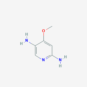 molecular formula C6H9N3O B3320329 2,5-Diamino-4-methoxypyridine CAS No. 1232430-76-0
