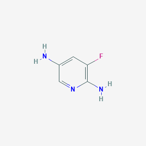 molecular formula C5H6FN3 B3320337 3-Fluoropyridine-2,5-diamine CAS No. 1232430-88-4
