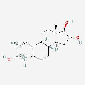 molecular formula C18H24O3 B3320602 Estriol-13C3 CAS No. 1255639-56-5