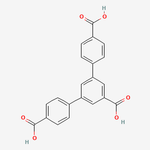 molecular formula C21H14O6 B3320792 3,5-Bis(4-carboxyphenyl)benzoic acid CAS No. 1263218-51-4