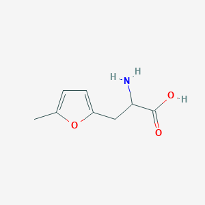 molecular formula C8H11NO3 B3320846 2-amino-3-(5-methylfuran-2-yl)propanoic acid CAS No. 1269979-34-1