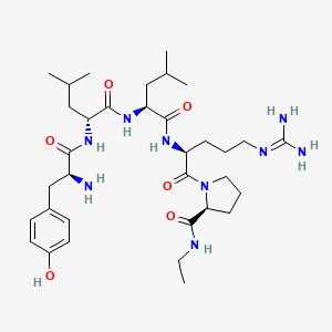 molecular formula C34H57N9O6 B3320988 Leuprolide (5-9) CAS No. 129244-90-2