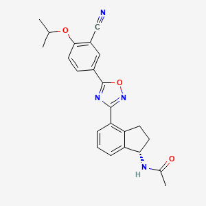 molecular formula C23H22N4O3 B3321053 RP101442 CAS No. 1306761-08-9