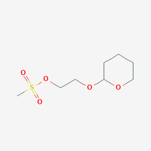 molecular formula C8H16O5S B3321063 MS-Peg1-thp 