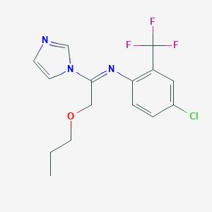 molecular formula C15H15ClF3N3O B033211 三氟咪唑 CAS No. 68694-11-1
