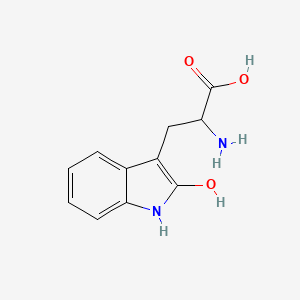 molecular formula C11H12N2O3 B3321143 2-amino-3-(2-hydroxy-1H-indol-3-yl)propanoic acid CAS No. 1313016-72-6