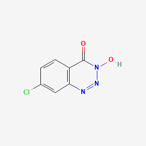 molecular formula C7H4ClN3O2 B3321262 7-chloro-3-hydroxybenzo[d][1,2,3]triazin-4(3H)-one CAS No. 132533-59-6