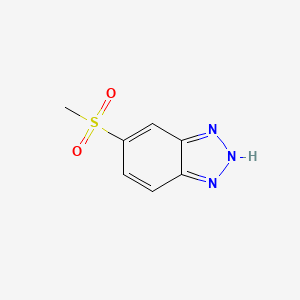 molecular formula C7H7N3O2S B3321267 5-(Methylsulfonyl)benzotriazole CAS No. 132683-67-1