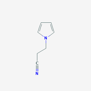 molecular formula C7H8N2 B033213 3-(1H-Pyrrol-1-yl)propanenitrile CAS No. 43036-06-2
