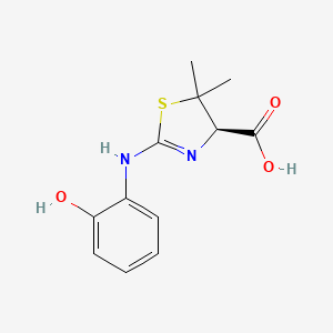 molecular formula C12H14N2O3S B3321326 Ebaresdax CAS No. 1334471-39-4