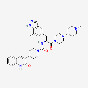 molecular formula C36H46N8O3 B3321351 Zavegepant CAS No. 1337918-83-8